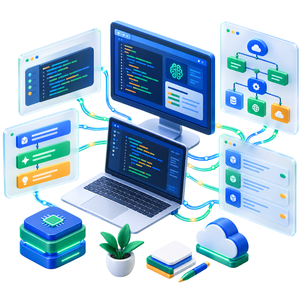 AI 3D Illustration