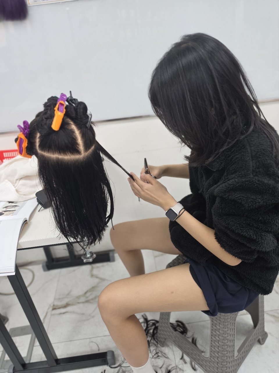 MBC아카데미뷰티학원 동대문지점 헤어국가자격증 수업 사진