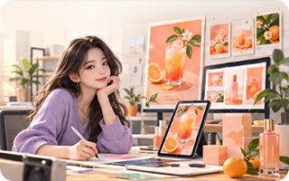 홍보 비주얼 디자인 직무 이미지