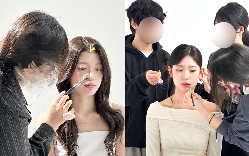 헤어&메이크업 포트폴리오 수업 모습